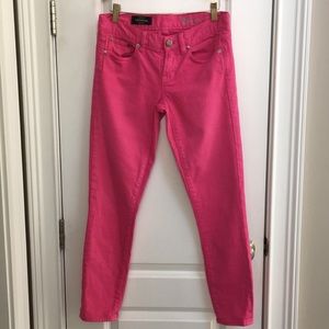 J. Crew pink jeans